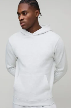 boohooMAN Hoodie basique slim à enfiler<Homme Sweats À Capuche Et Sweatshirts|Sweats À Capuche Et Sweats