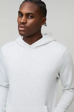 boohooMAN Hoodie basique slim à enfiler<Homme Sweats À Capuche Et Sweatshirts|Sweats À Capuche Et Sweats