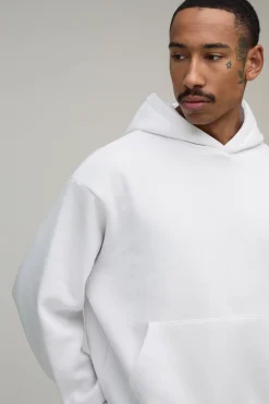 boohooMAN Hoodie basique surdimensionné et carré<Homme Sweats À Capuche Et Sweatshirts|Sweats À Capuche Et Sweats