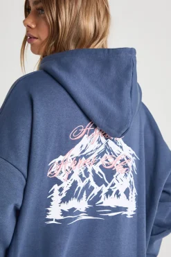 Hoodie brodé oversize pour l'après-ski