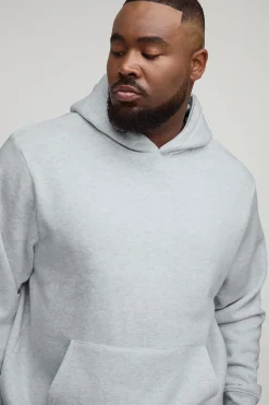 Hoodie à capuche à enfiler Plus Basic Regular Fit