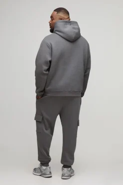 Hoodie à capuche Plus Basic à coupe Regular Fit