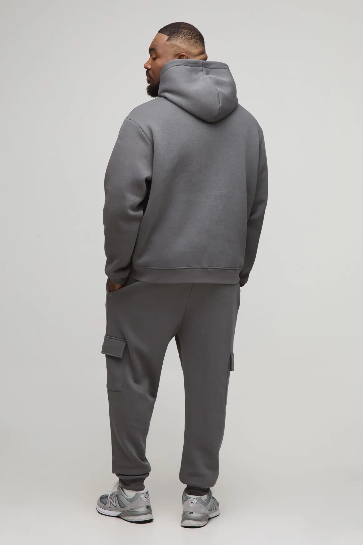 Hoodie à capuche Plus Basic à coupe Regular Fit