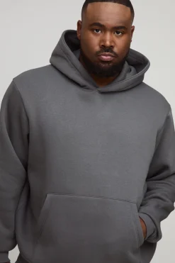 Hoodie à capuche Plus Basic à coupe Regular Fit