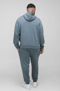 boohooMAN Hoodie à capuche Plus Basic Regular Fit à enfiler par-dessus la tête<Homme Tout Afficher|Sweats À Capuche Grande Taille