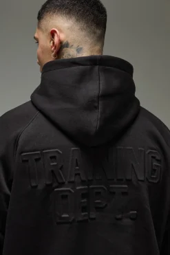 Hoodie embossé surdimensionné Tall Man Active Training Dept