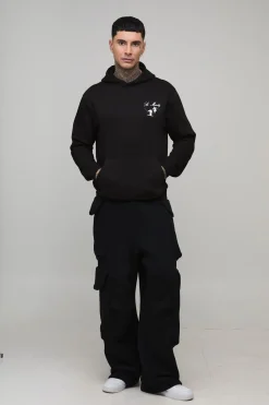 Hoodie graphique de ski Mont Blanc, coupe Regular, grande taille
