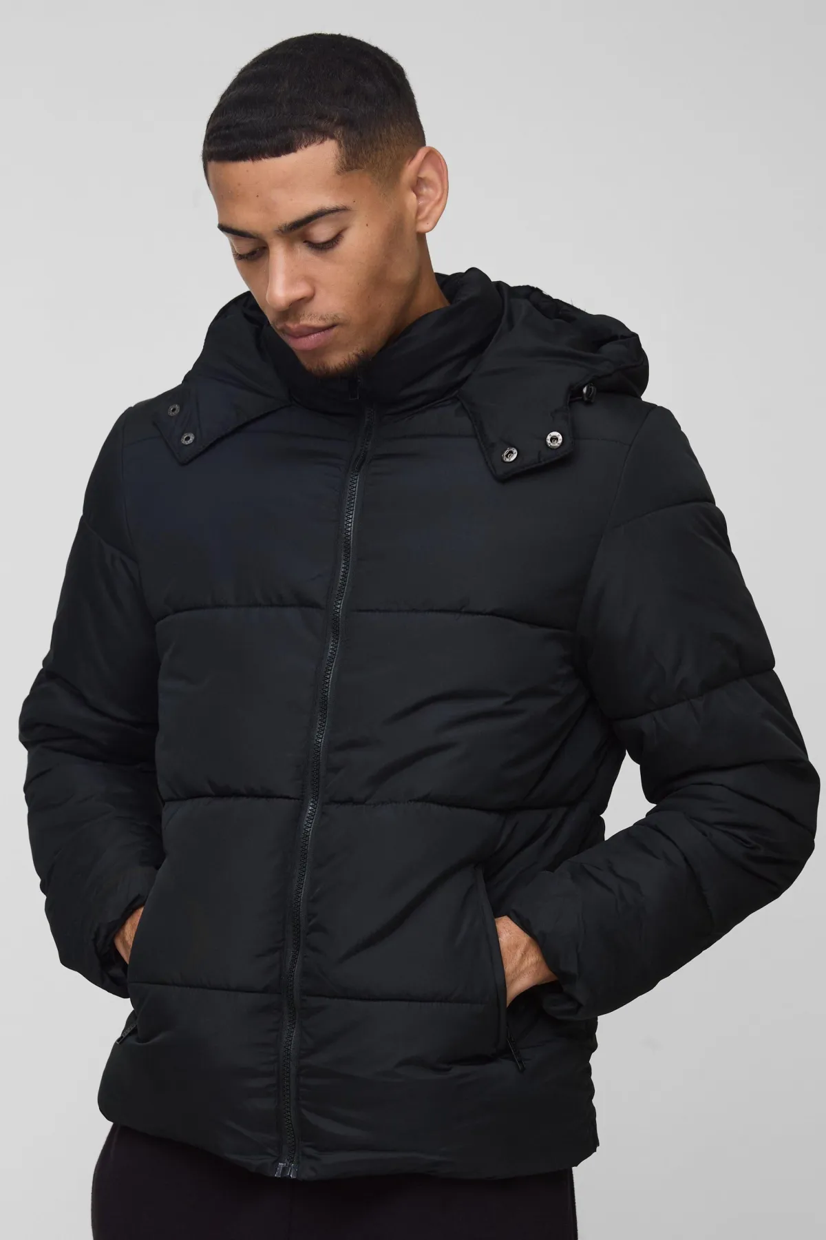 boohooMAN Hoodie graphique oversize au texte quotidien<Homme Sweats À Capuche Et Sweatshirts|Sweats À Capuche Et Sweats