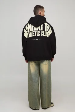 boohooMAN Hoodie oversize Manhattan Over The Seams Hoodie<Homme Sweats À Capuche Et Sweatshirts|Sweats À Capuche Et Sweats