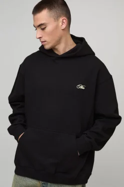 boohooMAN Hoodie oversize Manhattan Over The Seams Hoodie<Homme Sweats À Capuche Et Sweatshirts|Sweats À Capuche Et Sweats