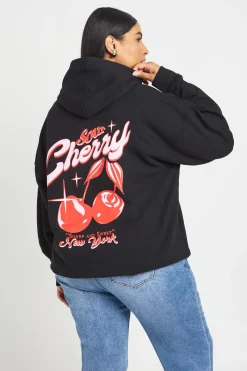 Hoodie Oversize Plus Sour Cherry