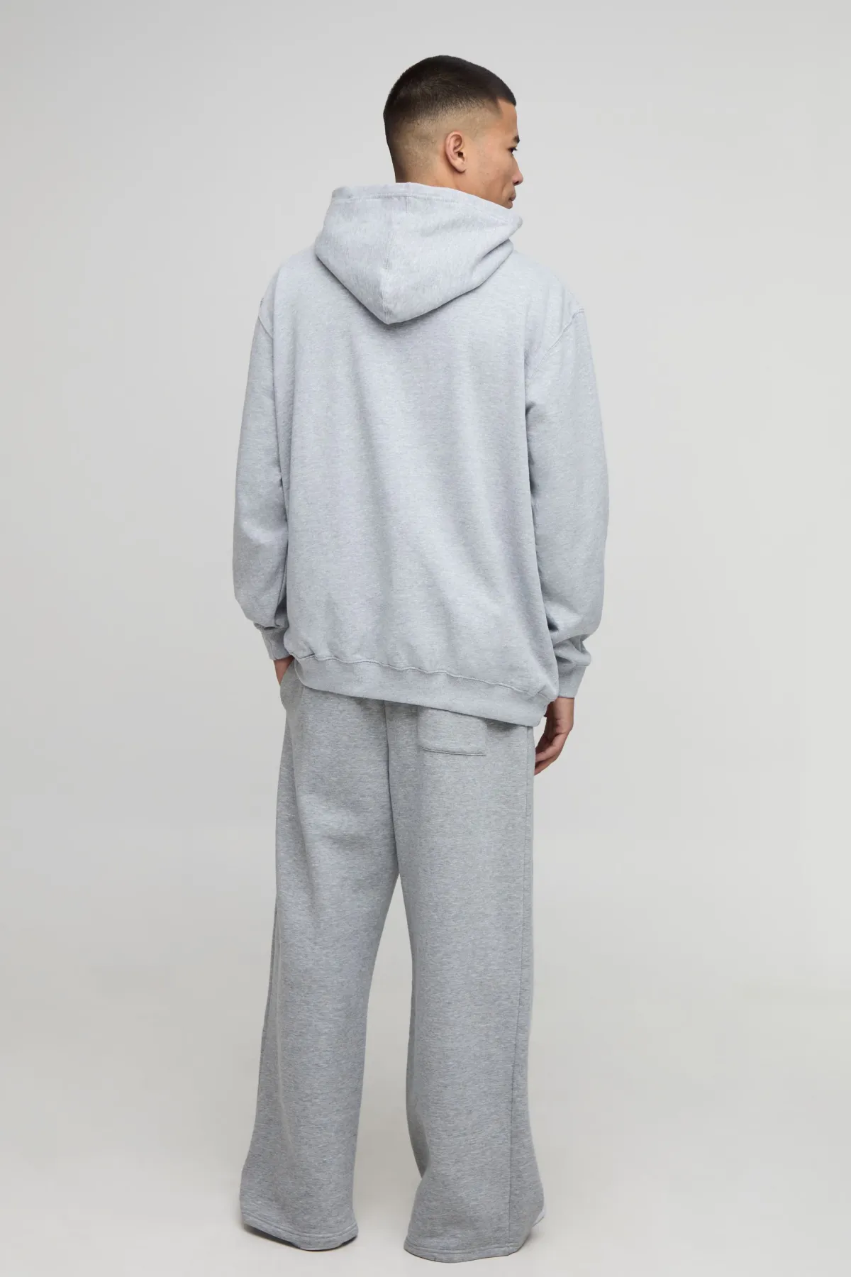 boohooMAN Hoodie oversize Worldwide pour homme<Homme Sweats À Capuche Et Sweatshirts|Sweats À Capuche Et Sweats