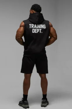 Training Dept. Hoodie sans manches Homme Active Training Dept<Homme Tout Afficher|Tout Afficher Activewear
