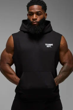 Training Dept. Hoodie sans manches Homme Active Training Dept<Homme Tout Afficher|Tout Afficher Activewear