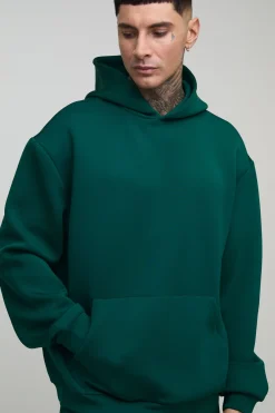 Hoodie Scuba Bonded allongé et oversize