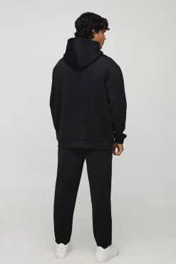 Hoodie Scuba Bonded surdimensionné à la coupe boxy