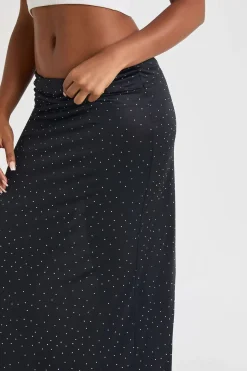 Hotfix Jupe maxi Slinky à taille basse