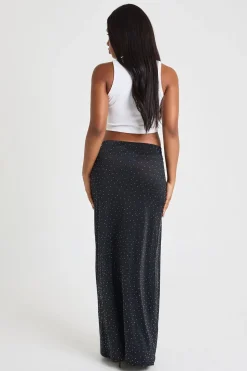 Hotfix Jupe maxi Slinky à taille basse