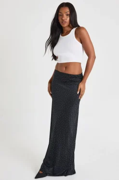 Hotfix Jupe maxi Slinky à taille basse