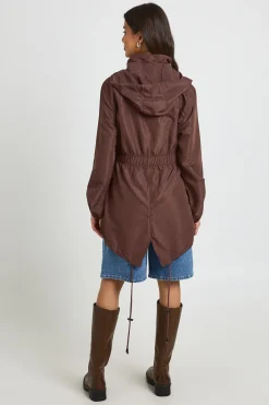 boohoo Imperméable À Casynthétiqueche<Femme Looks Chocolat|Vestes & Manteaux