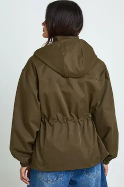 boohoo Imperméable À Casynthétiqueche Avec Détails De Poches<Femme Vestes & Manteaux
