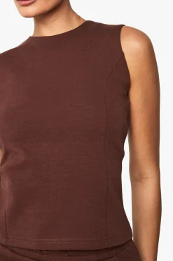 Interlock Cinched Peplum Top