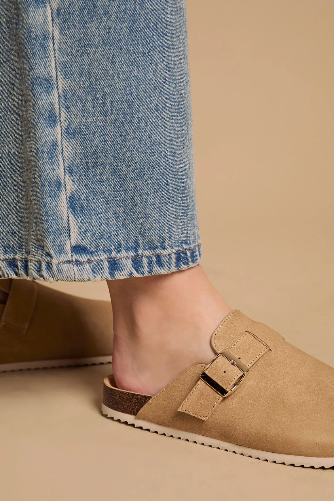 Jackie Semelle Anatomique Bout Fermé Daim Nubuck Synthétique