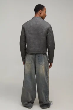 Jean Baggy Délavé Extrême Décoloré