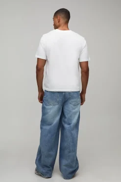 Jean Baggy Délavé À L'acide