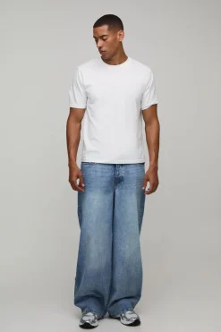 Jean Baggy Délavé À L'acide