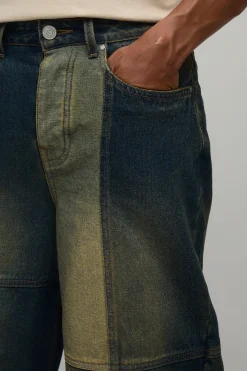 Jean Baggy Multi Patchwork