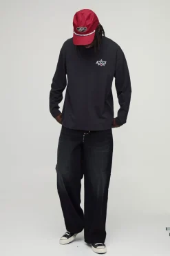Jean Baggy Multi-poches À Finitions Ornementées