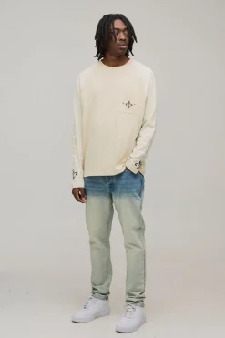 boohooMAN Jean Basique Coupe Slim<Homme Denim|Denim