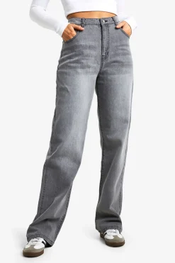 boohoo Jean basique droit pour grandes tailles<Femme Denim|Jeans