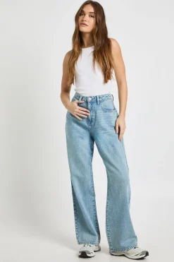 Jean Basique Taille Haute Coupe Droite