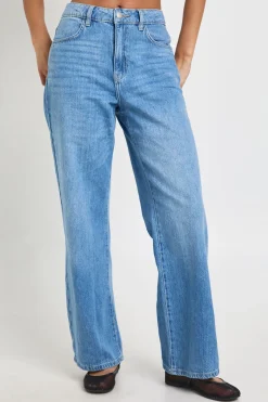 Jean Basique Taille Haute Coupe Droite