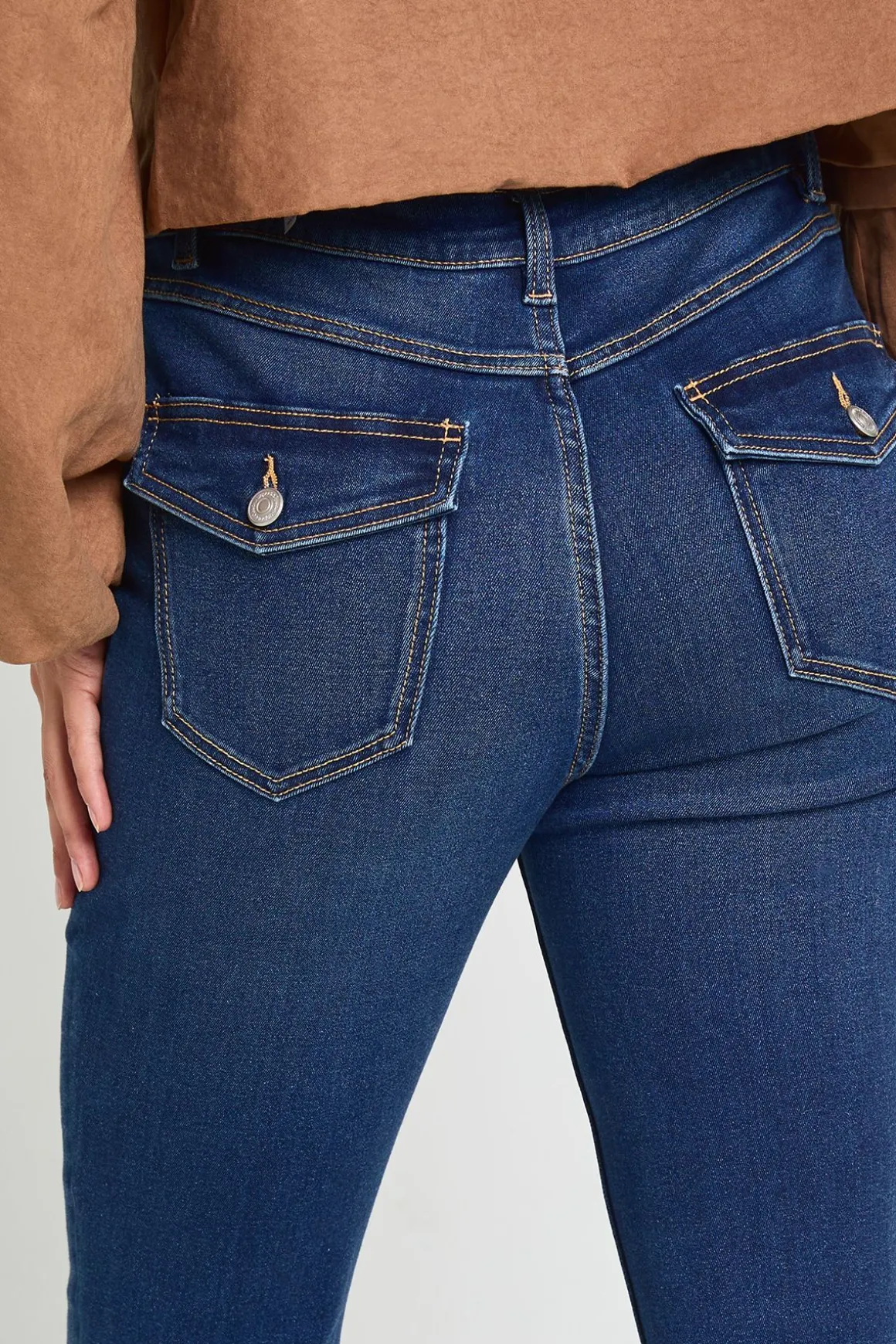 Jean bootcut mi-taille Y2K