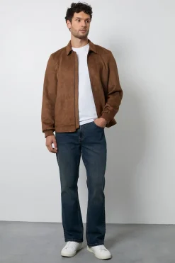 Jean Bootcut Stretch Délavage Vintage Foncé