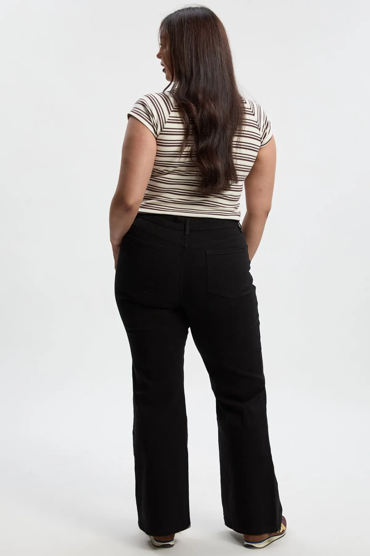 boohoo Jean Bootcut Taille Basse Stretch Confort Grande Taille<Femme Denim|Jeans