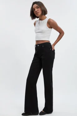 Jean Bootcut Taille Haute Confort Stretch Pour Grandes Tailles