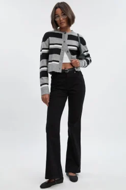 Jean Bootcut Taille Haute Confort Stretch Pour Grandes Tailles