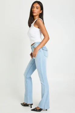 Jean bootcut taille mi-haute Y2K