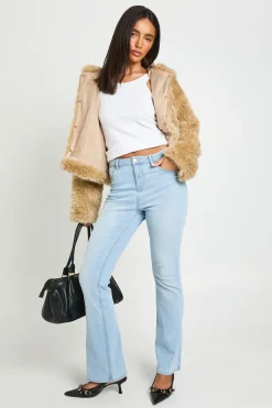 Jean bootcut taille mi-haute Y2K