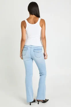 Jean bootcut taille mi-haute Y2K