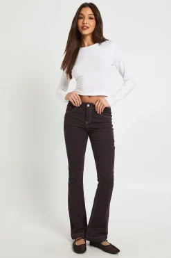 Jean bootcut Y2K taille mi-haute
