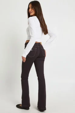 Jean bootcut Y2K taille mi-haute