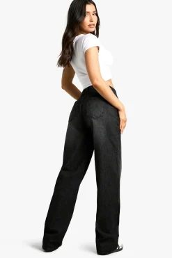 Jean Boyfriend Basique Taille Haute