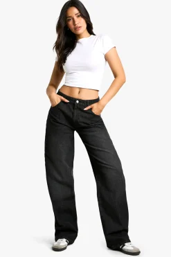 Jean Boyfriend Basique Taille Haute