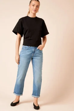 Dorothy Perkins Jean Boyfriend Cheville à Revers<Femme Denim|Jeans