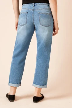 Dorothy Perkins Jean Boyfriend Cheville à Revers<Femme Denim|Jeans